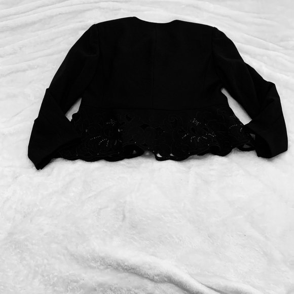 John Meyer of Norwich Beaded and Cut Out Blazer Size 14 - Picture 13 of 15